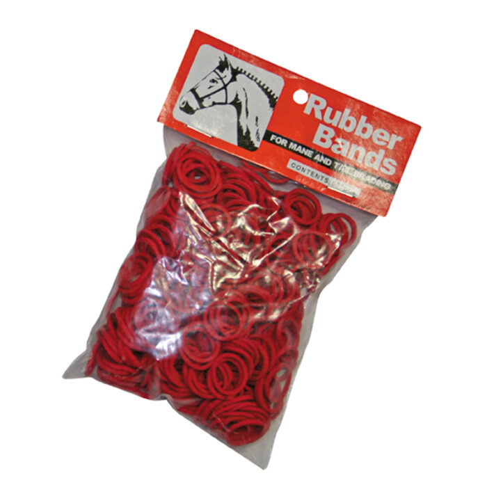 Mähnengummis rot