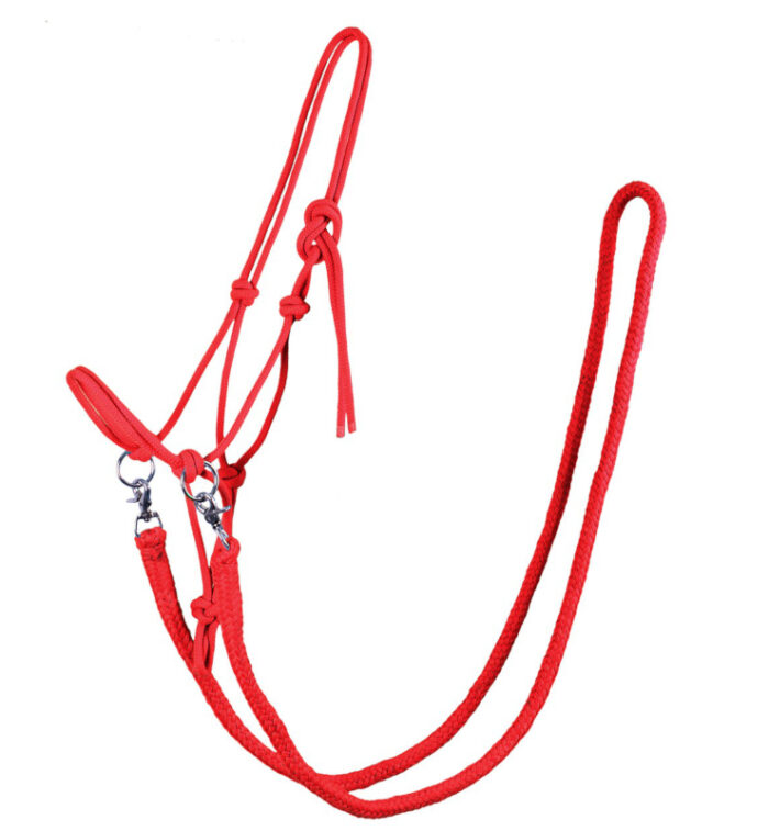 knotenhalfter-zuegel-rot