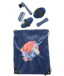 putzset-im-einhornrucksack-blau