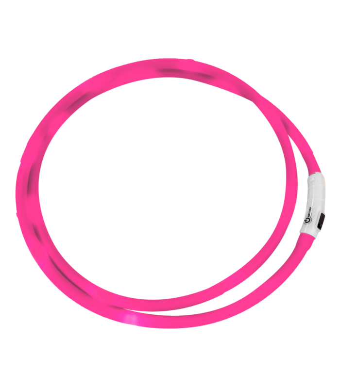 led-halsriemen-pink